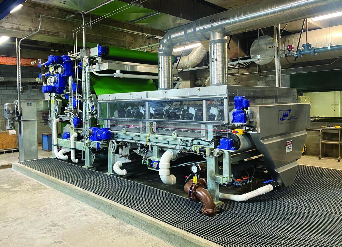 Unique Odor Control Improves Belt Press Room