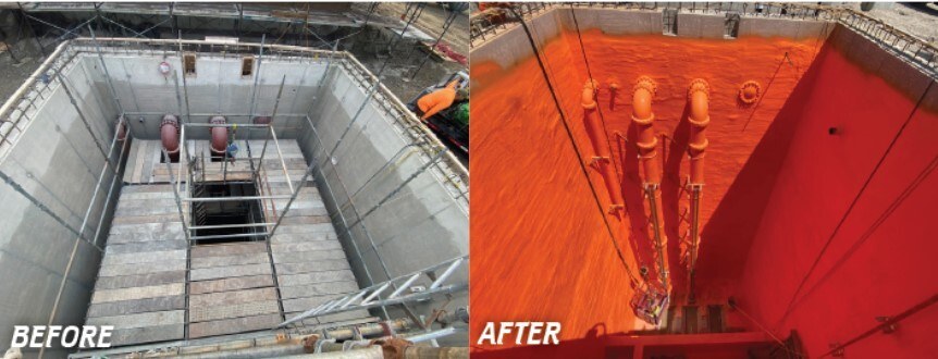 Ford Road Before and After