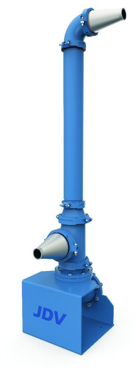 Nozzle mix system increases efficiency with dual-zone mixing