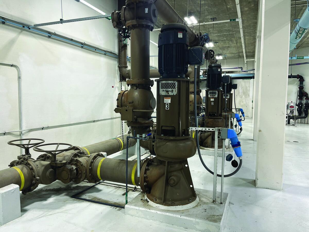 Vertical Close-Coupled Angleflow Pumps Sustain Biological Treatment at WWTP