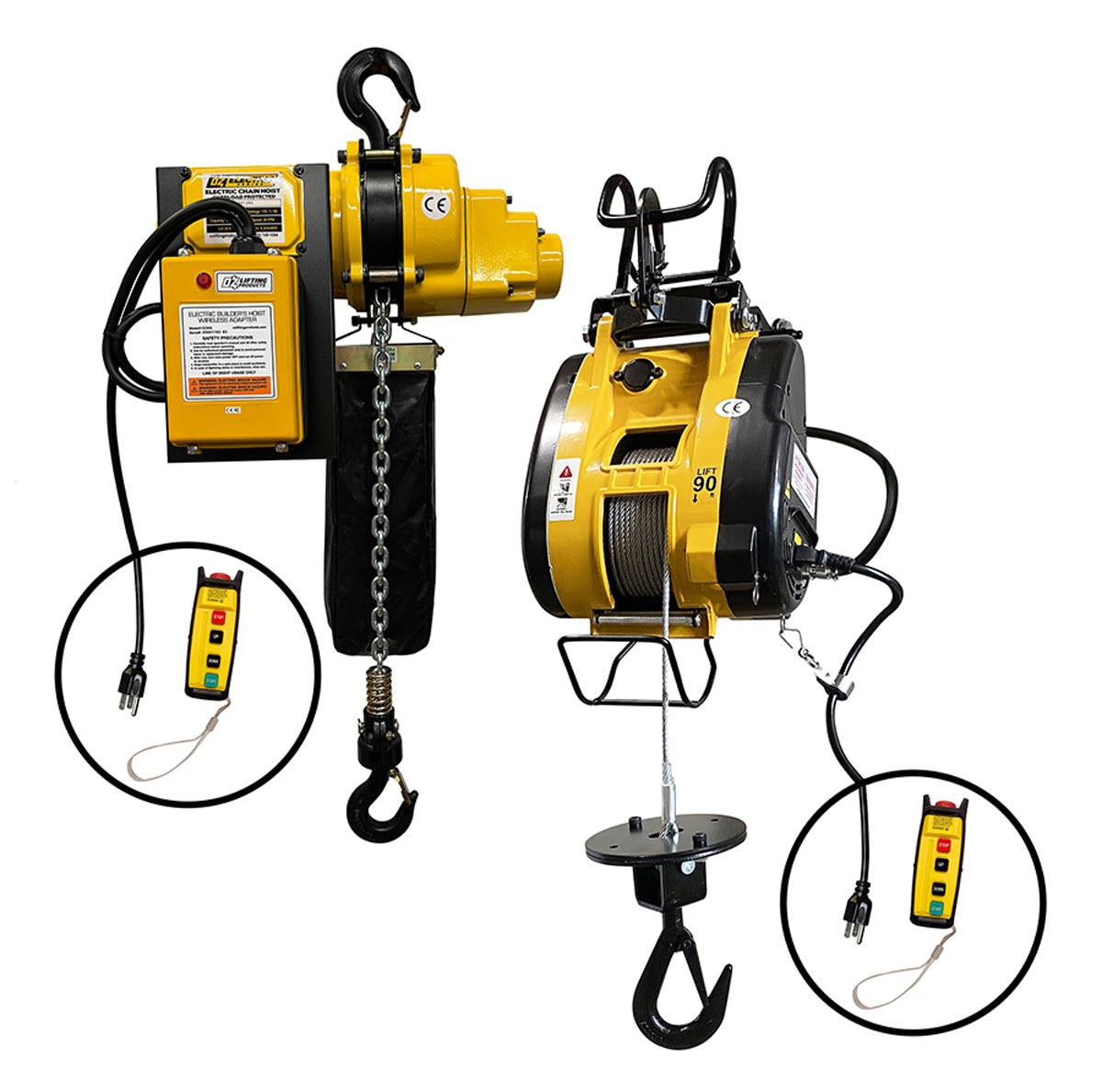 Electric series wireless hoists 2