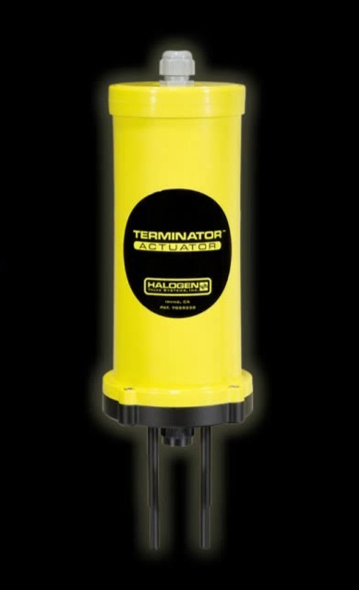 Halogen valve systems terminator actuator 2
