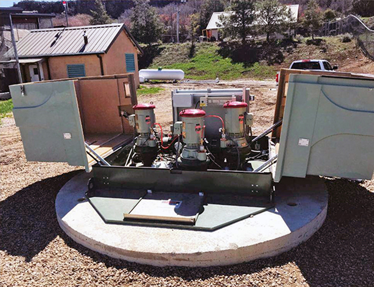 Smith loveless everlast triplex pump station