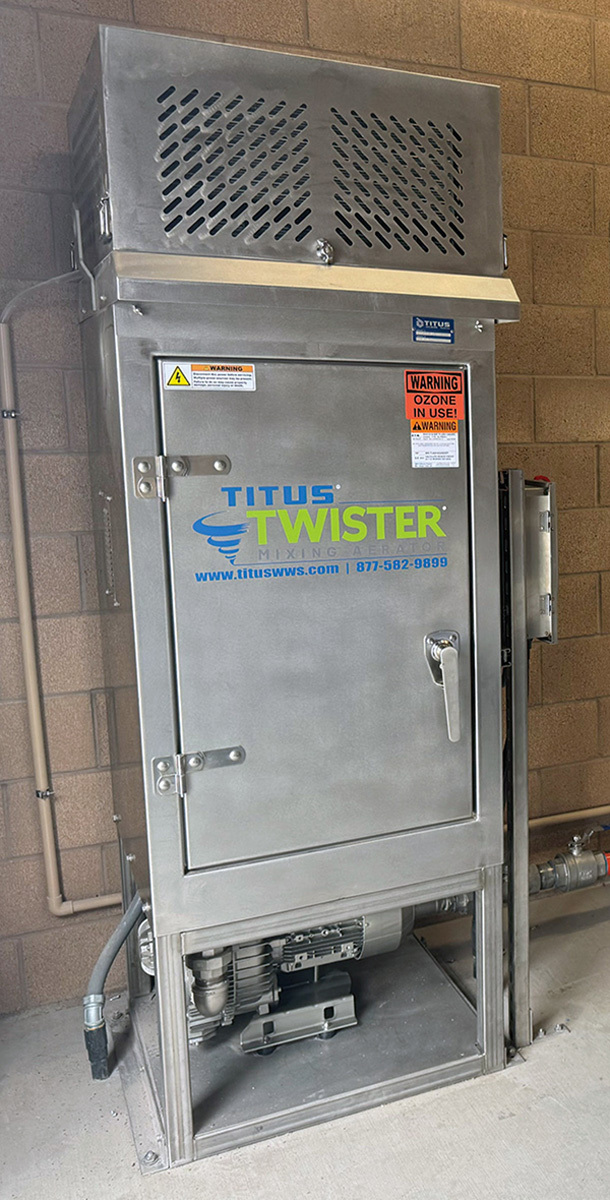 Titus wastewater solutions titus twister mixing aerator