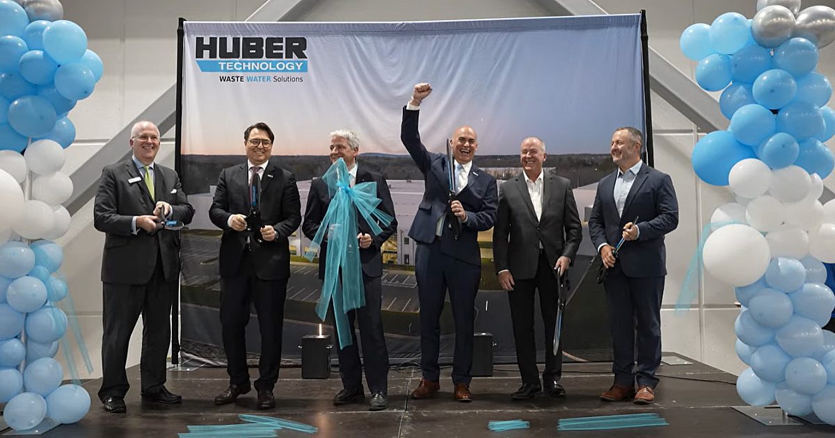 HUBER Celebrates Grand Opening of Its… | Treatment Plant Operator