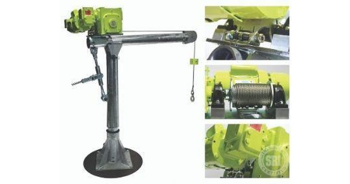 Patterson Manufacturing Davit Cranes | Treatment Plant Operator