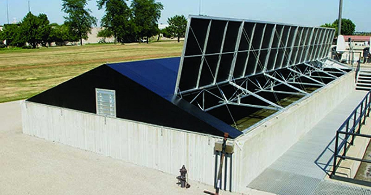 Covers/Domes - Environetics Defender Tank… | Treatment Plant Operator