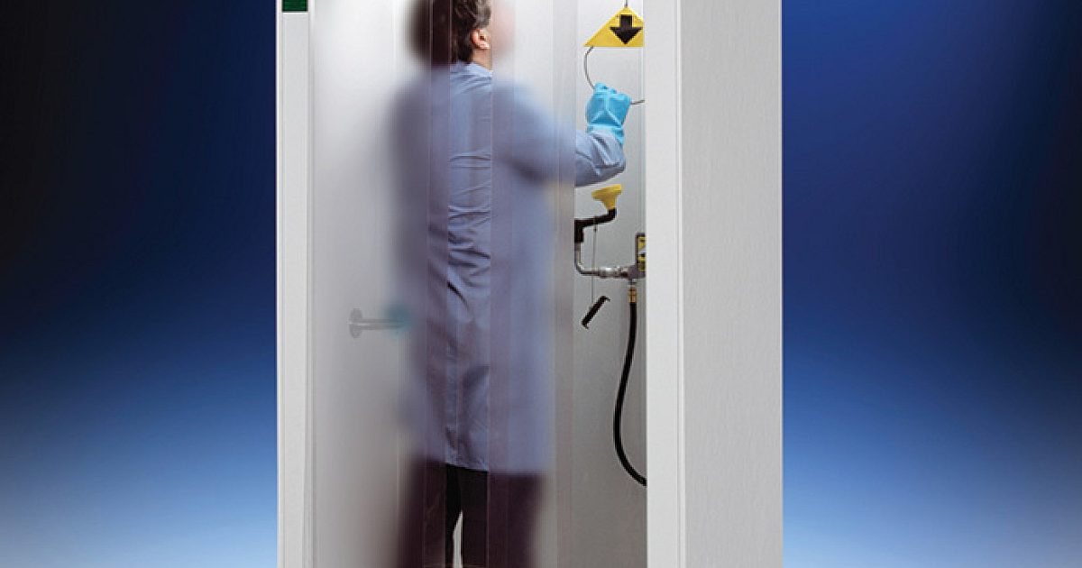 Shower Operater Hemco emergency safety showers | Treatment Plant Operator