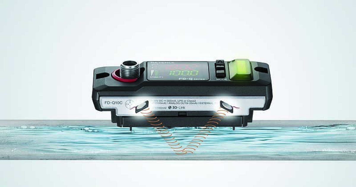Keyence clamp-on flow monitoring | Treatment Plant Operator
