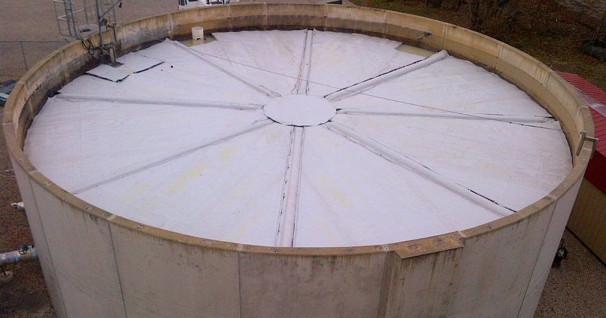 Modular Floating Tank Covers Control Odor | Treatment Plant Operator