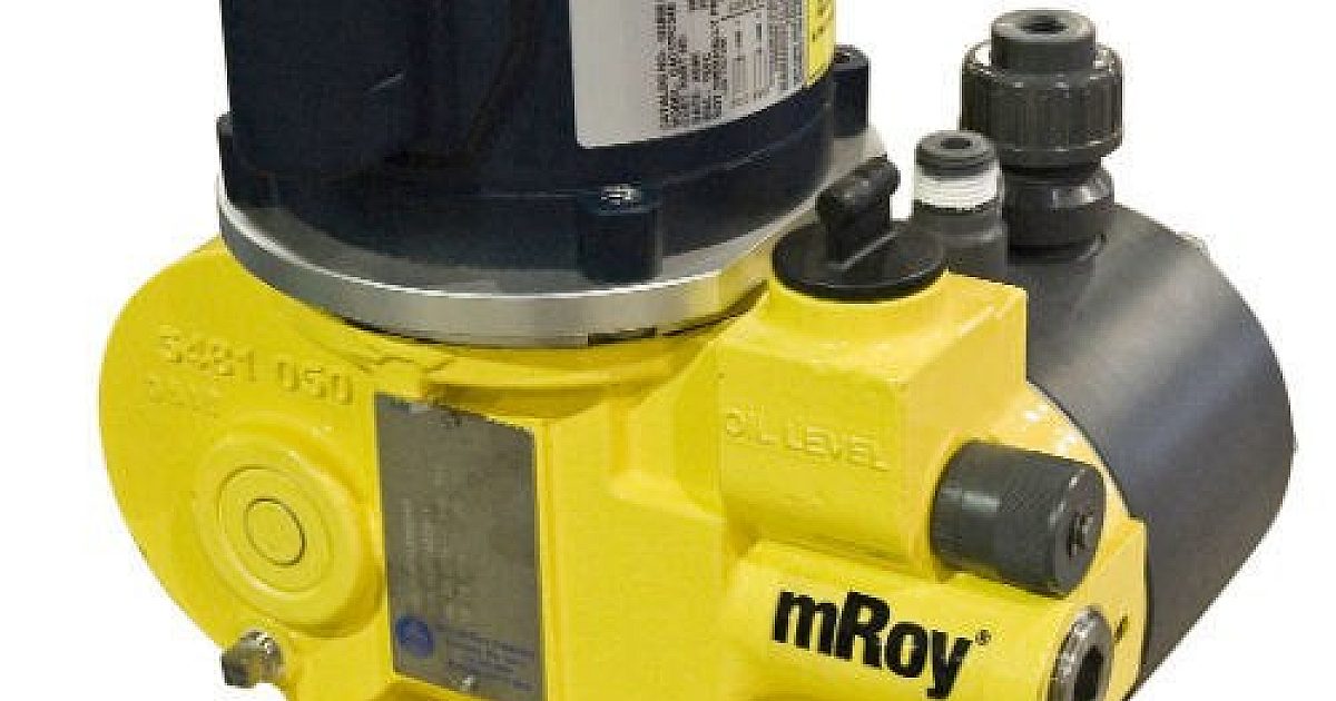 mROY Series Metering Pumps Set the Standard | Treatment Plant Operator