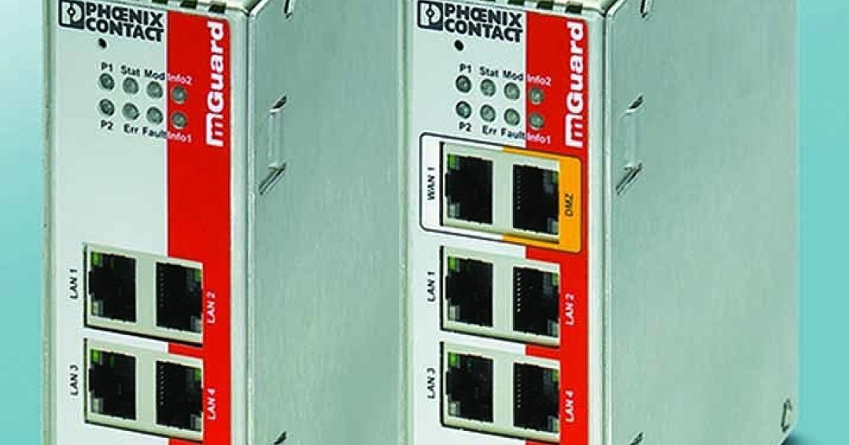SCADA Systems - Phoenix Contact TC mGuard | Treatment Plant Operator