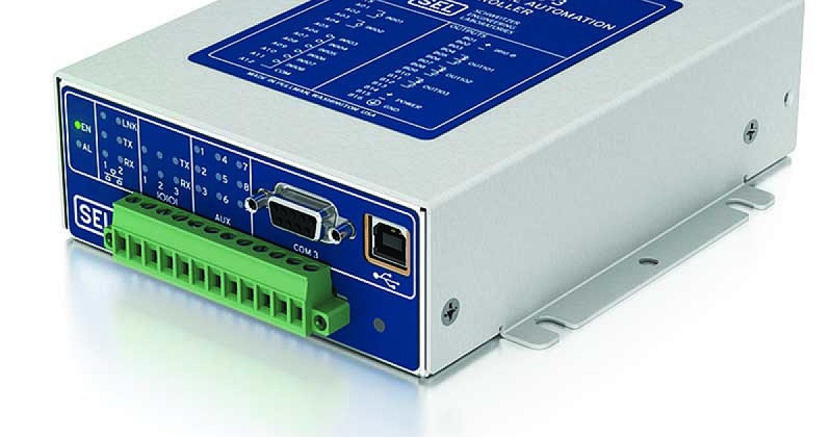 SEL compact automation controller | Treatment Plant Operator