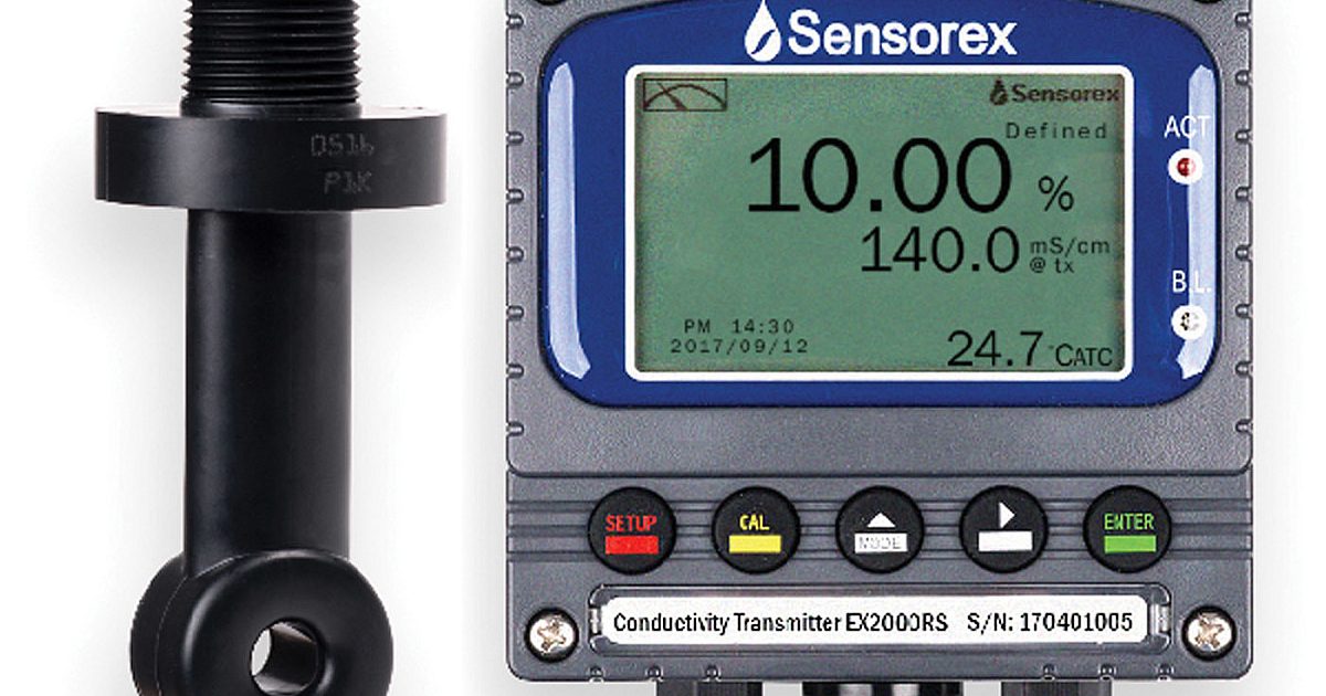 Sensorex SensoPro Conductivity Monitoring… | Treatment Plant Operator