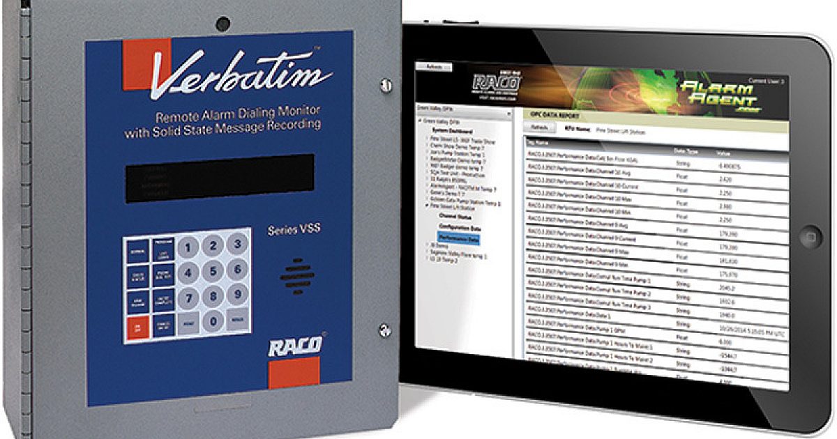 RACO equipment monitoring system | Treatment Plant Operator