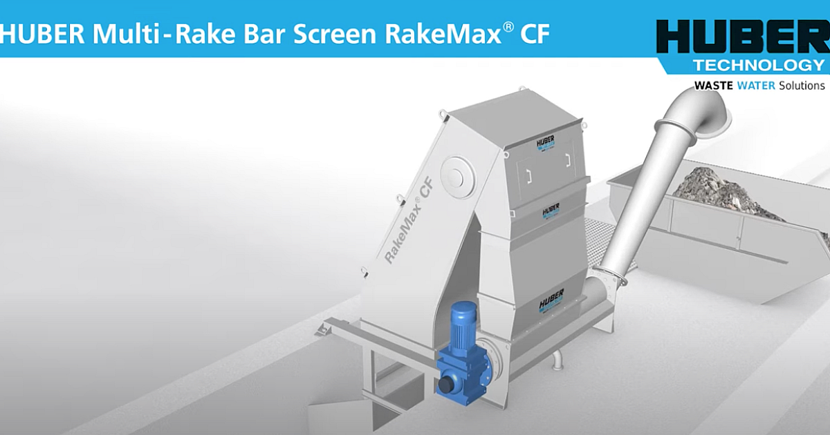 HUBER RakeMax Center Flow: Multi Rake Bar… | Treatment Plant Operator