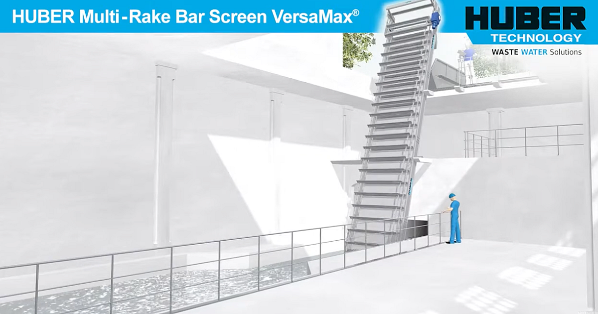 HUBER Multi-Rake Bar Screen VersaMax: A… | Treatment Plant Operator