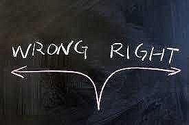 Right wrong