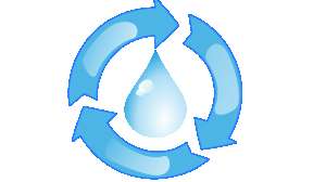 Recycled water logo