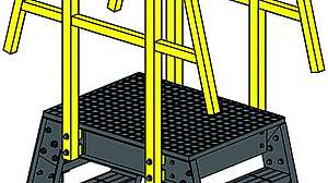 Fibergrate composite structures composite crossover ladder 180122 090013