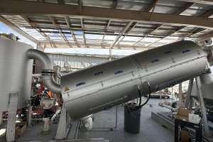Proven Sludge Thickening Performance in California: The HUBER S-DRUM