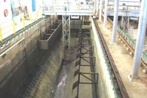 Drained Aerated Grit Basin