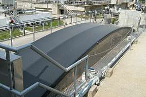 GTI structurally supported covers address odors from grit tanks w300 180119 132143