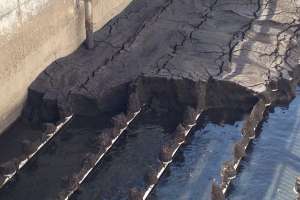 Grit F Illed Aeration Basin