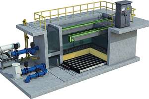 Figure 3 Flat Bottom Flume Arrangement