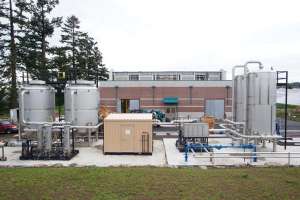 Gas Treatment Facility And Cogeneration Building