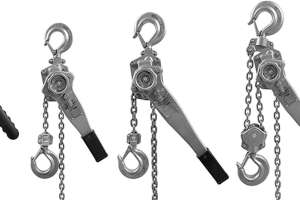 Stainless steel lever hoist lineup