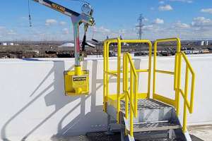 Tele pro davit rooftop davit safety system large